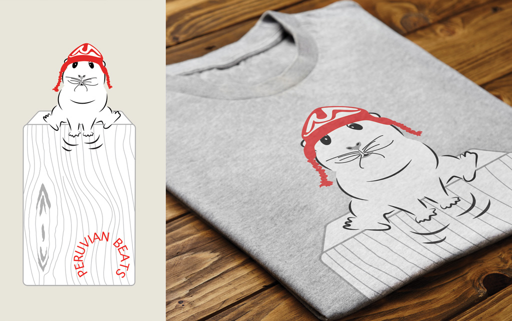 guinea pig t shirt image